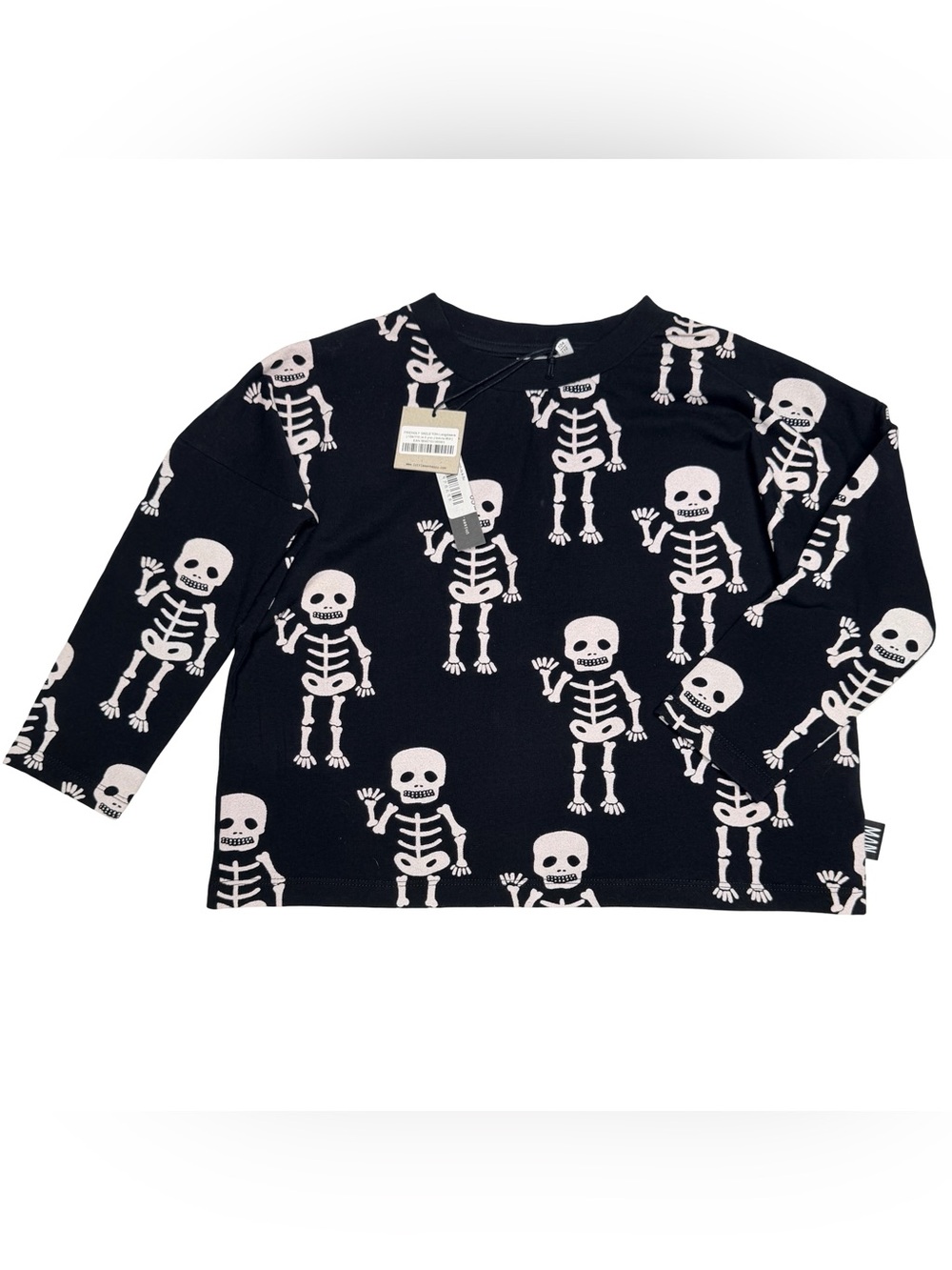 Little Man Happy Skeleton Top